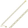 Gümüş Gold Oval Taşlı Bayan Bileklik